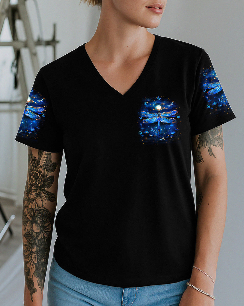 HELLO DARKNESS MY OLD FRIEND DRAGONFLY ALL OVER PRINT - YHHN2512253