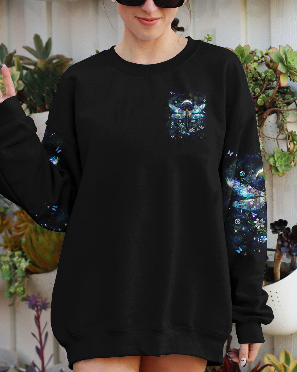 MAY YOU TOUCH DRAGONFLIES AND STARS ALL OVER PRINT - YHHN2602243