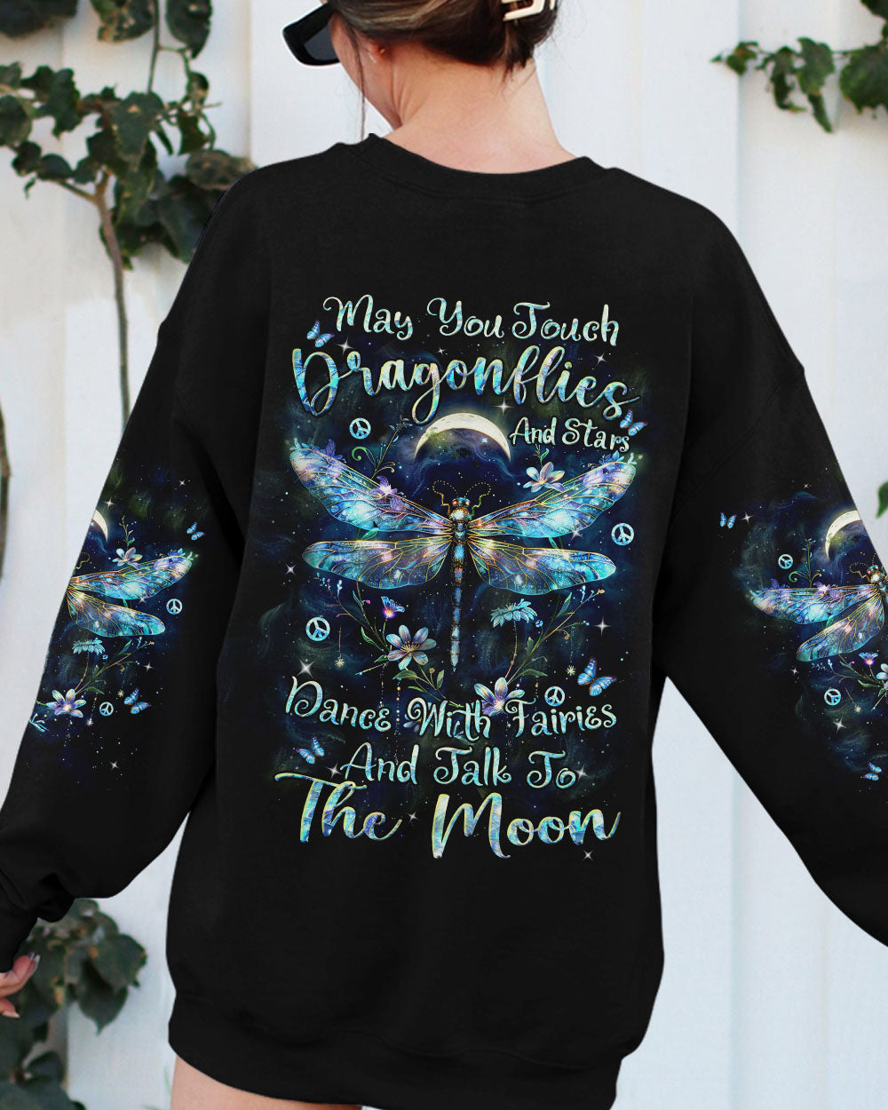 MAY YOU TOUCH DRAGONFLIES AND STARS ALL OVER PRINT - YHHN2602243