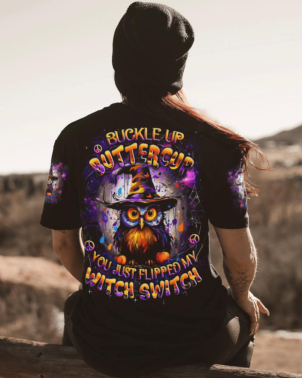YOU JUST FLIPPED MY WITCH SWITCH OWL HALLOWEEN ALL OVER PRINT - YHHN2609254
