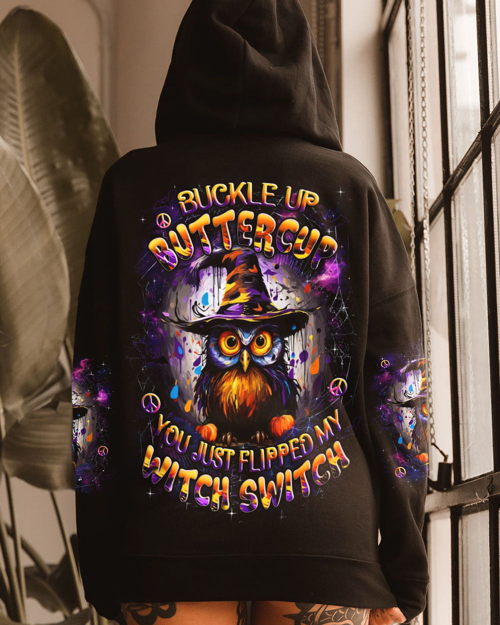 YOU JUST FLIPPED MY WITCH SWITCH OWL HALLOWEEN ALL OVER PRINT - YHHN2609254