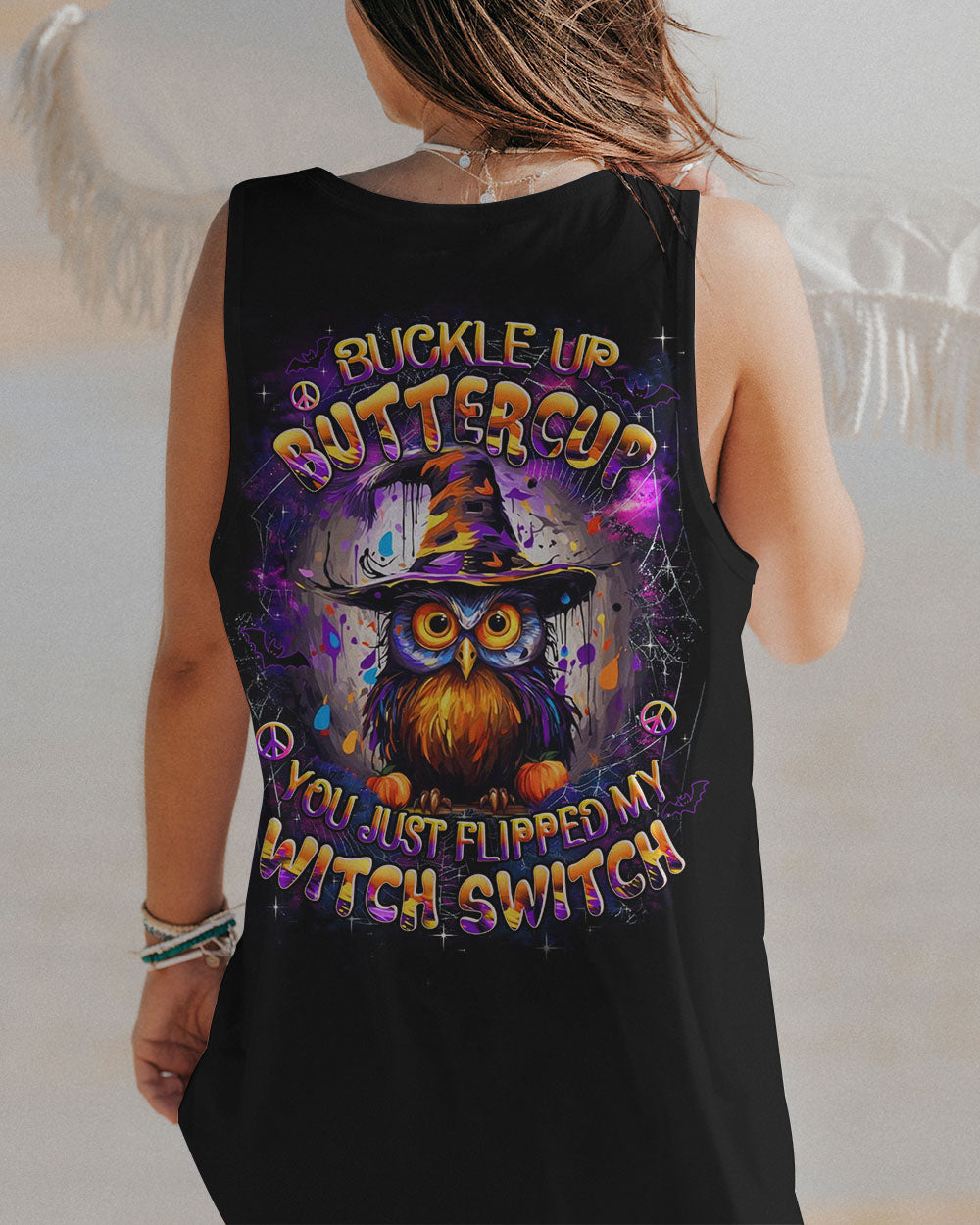 YOU JUST FLIPPED MY WITCH SWITCH OWL HALLOWEEN ALL OVER PRINT - YHHN2609254
