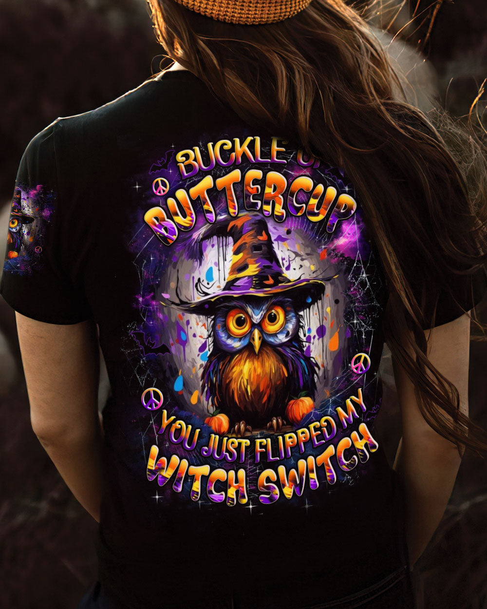 YOU JUST FLIPPED MY WITCH SWITCH OWL HALLOWEEN ALL OVER PRINT - YHHN2609254