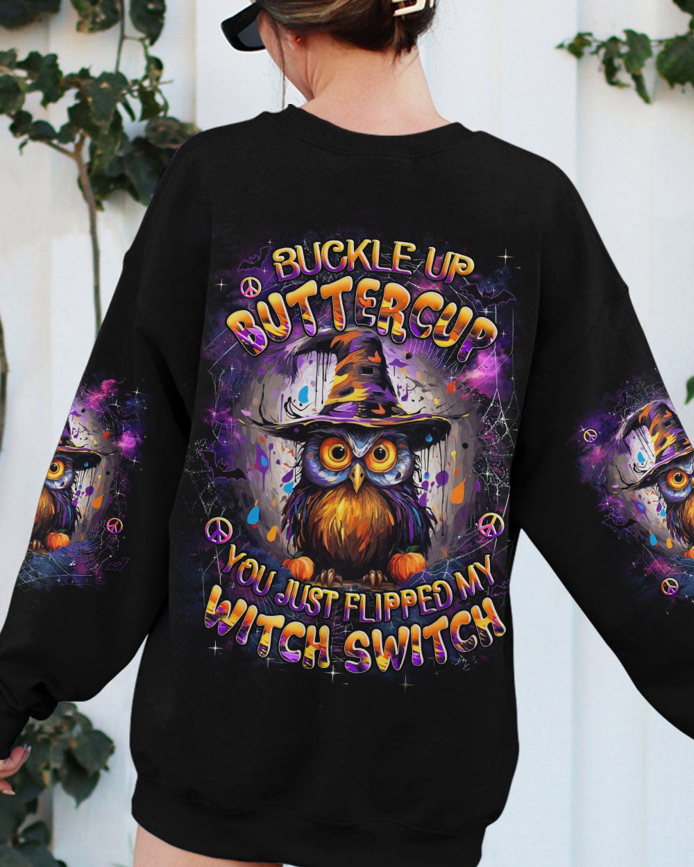 YOU JUST FLIPPED MY WITCH SWITCH OWL HALLOWEEN ALL OVER PRINT - YHHN2609254