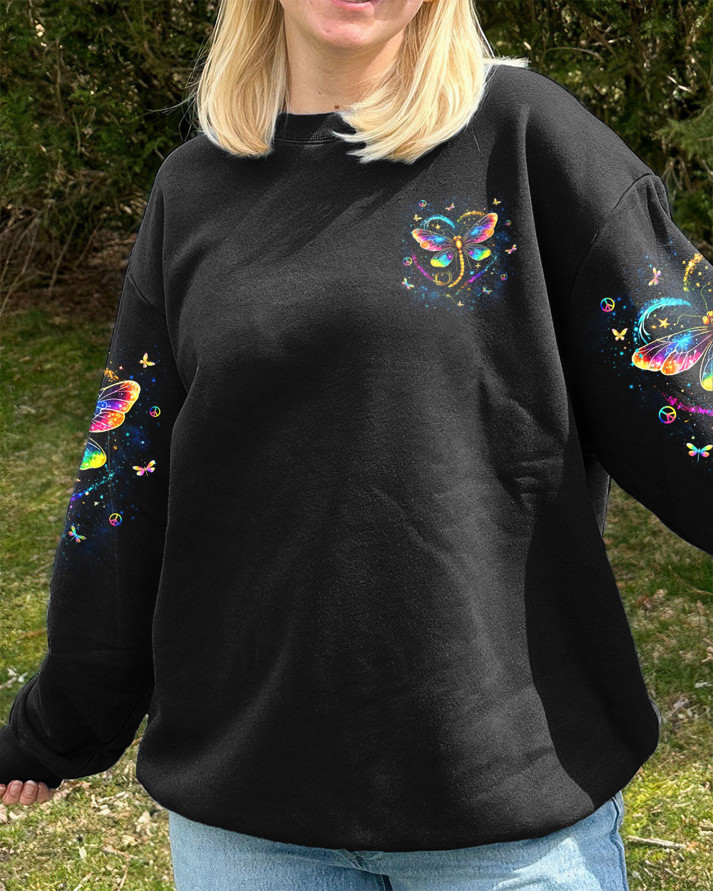 I BELIEVE THERE ARE ANGELS AMONG US DRAGONFLY ALL OVER PRINT - YHHN2611253