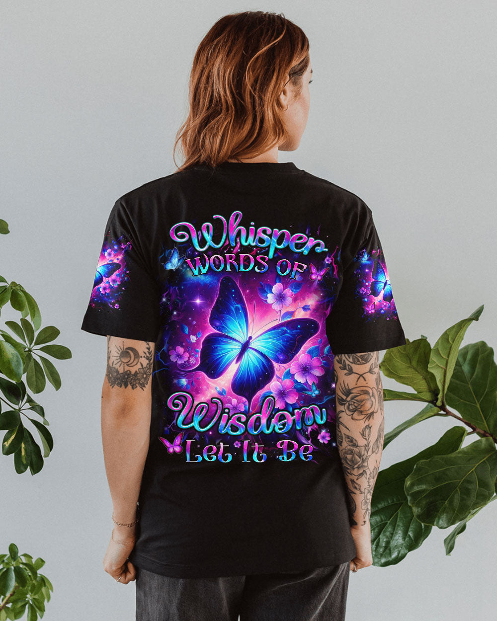 WHISPER WORDS OF WISDOM LET IT BE BUTTERFLY ALL OVER PRINT - YHHN2612243