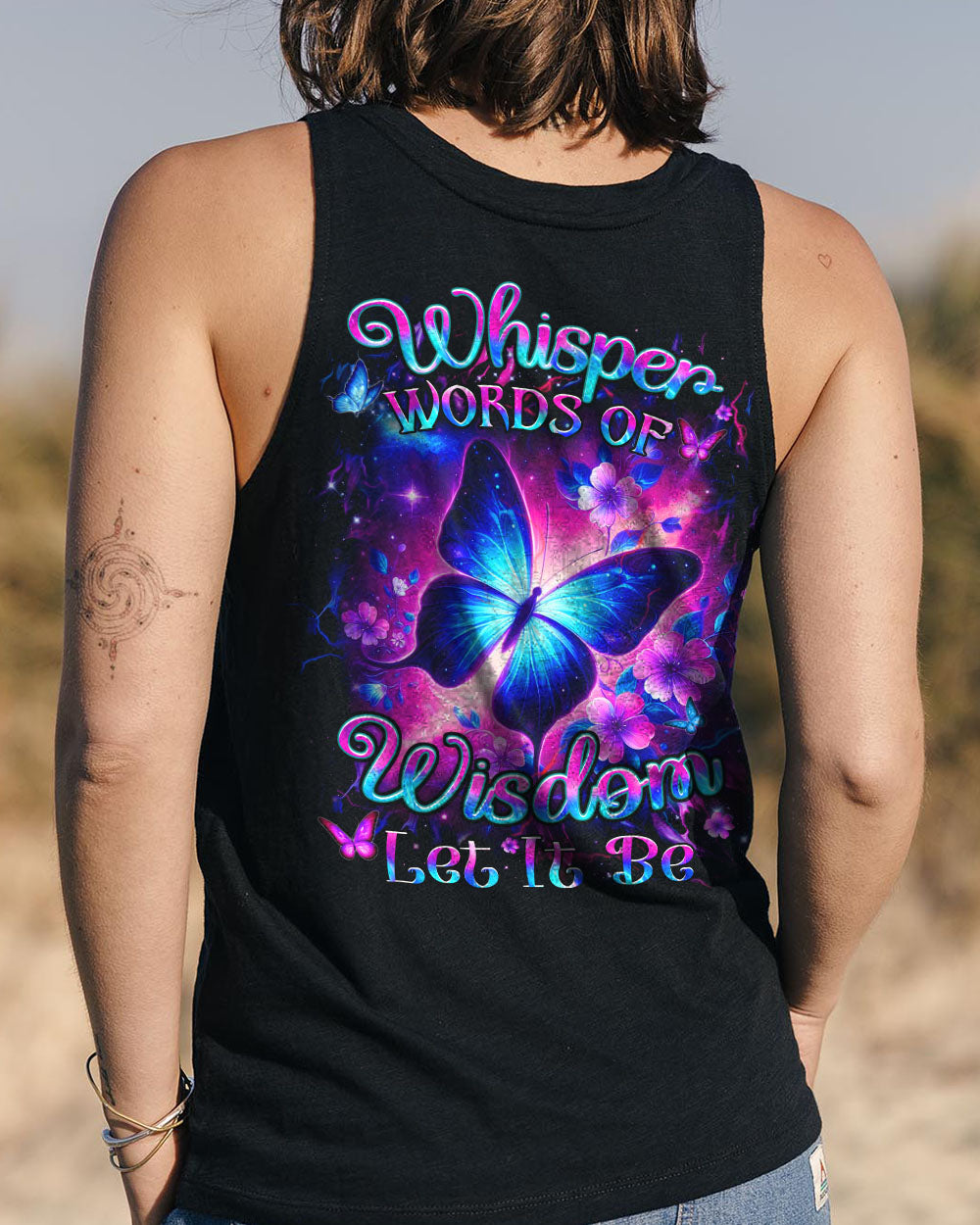 WHISPER WORDS OF WISDOM LET IT BE BUTTERFLY ALL OVER PRINT - YHHN2612243
