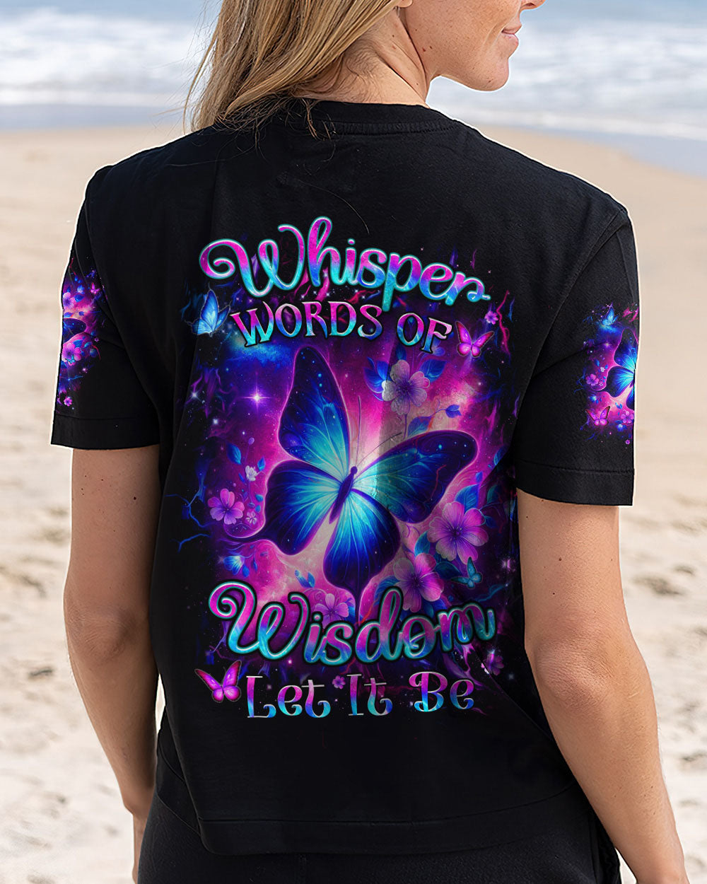 WHISPER WORDS OF WISDOM LET IT BE BUTTERFLY ALL OVER PRINT - YHHN2612243