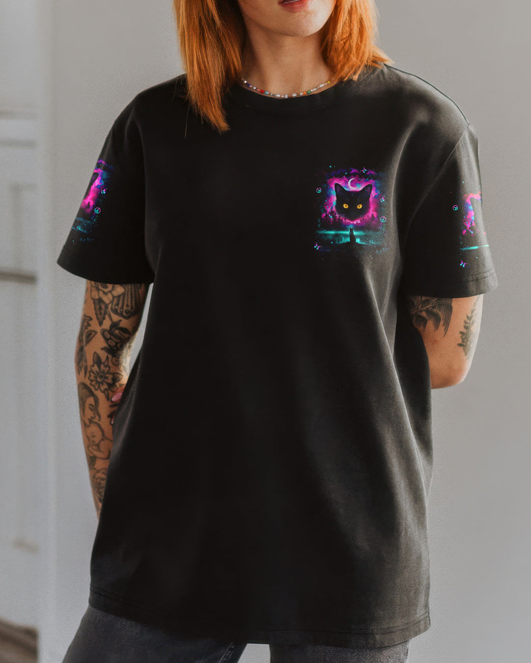 HELLO DARKNESS MY OLD FRIEND CAT ALL OVER PRINT - YHHN2701261