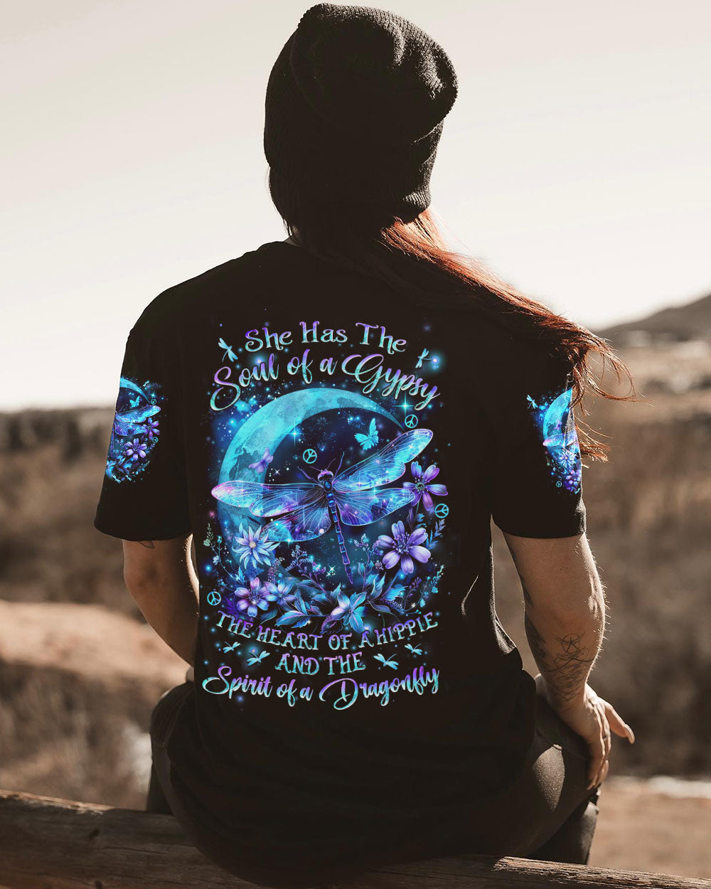 SPIRIT OF A FAIRY DRAGONFLY MOON ALL OVER PRINT - YHHN2702242
