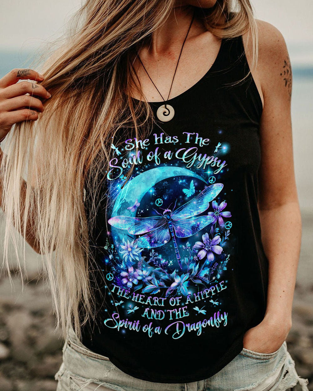 SPIRIT OF A FAIRY DRAGONFLY MOON ALL OVER PRINT - YHHN2702242