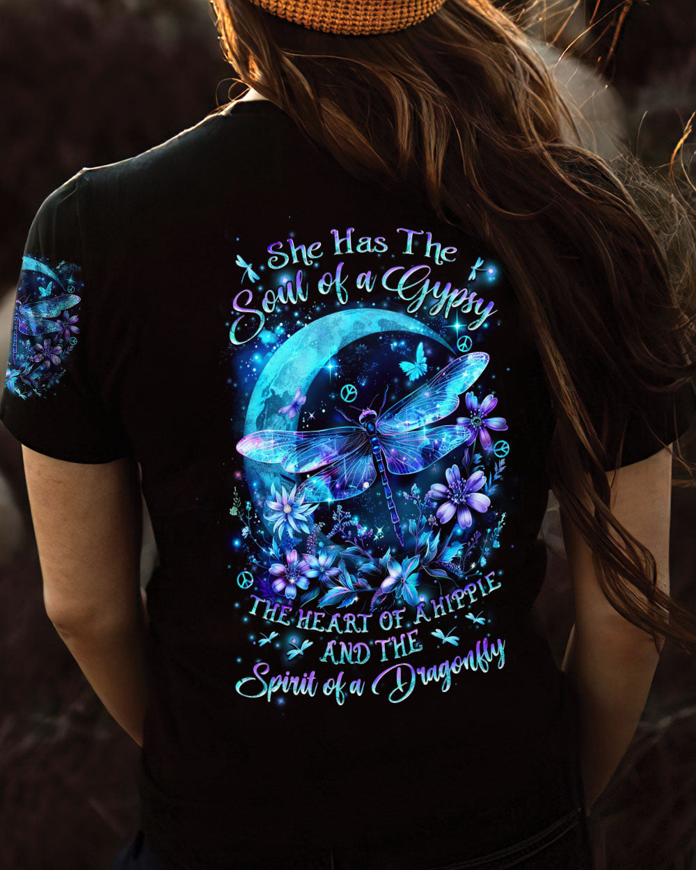 SPIRIT OF A FAIRY DRAGONFLY MOON ALL OVER PRINT - YHHN2702242