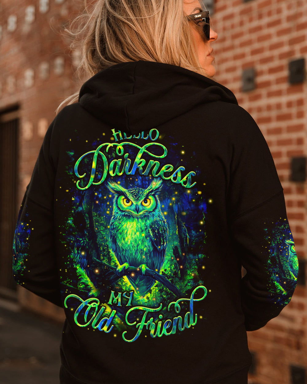 HELLO DARKNESS MY OLD FRIEND OWL ALL OVER PRINT - YHHN2801261