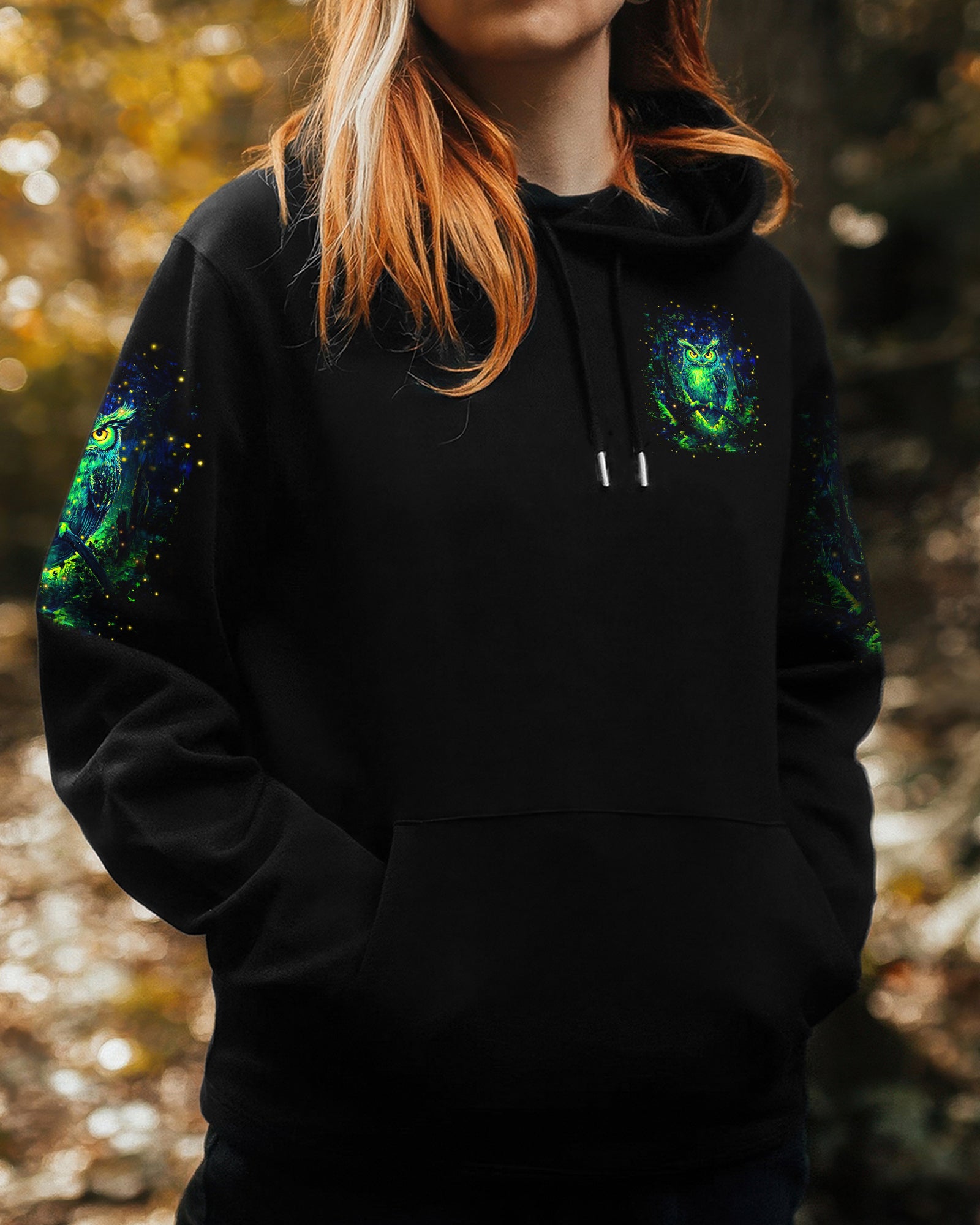 HELLO DARKNESS MY OLD FRIEND OWL ALL OVER PRINT - YHHN2801261
