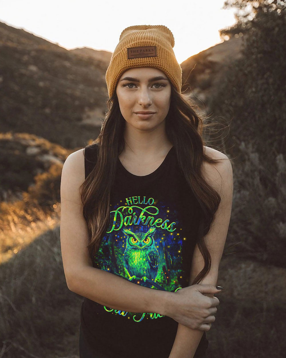 HELLO DARKNESS MY OLD FRIEND OWL ALL OVER PRINT - YHHN2801261