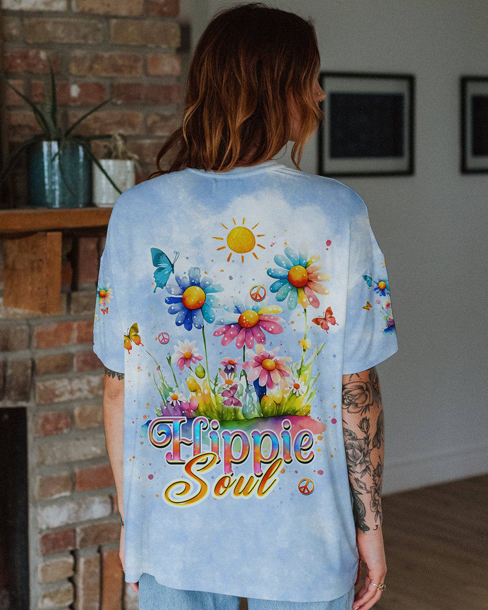 HIPPIE SOUL FLOWERS ALL OVER PRINT - YHHN2806242