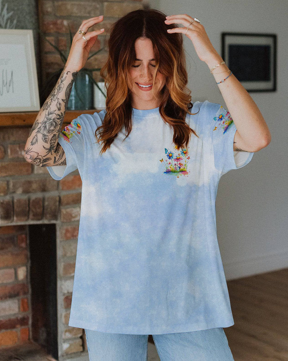 HIPPIE SOUL FLOWERS ALL OVER PRINT - YHHN2806242