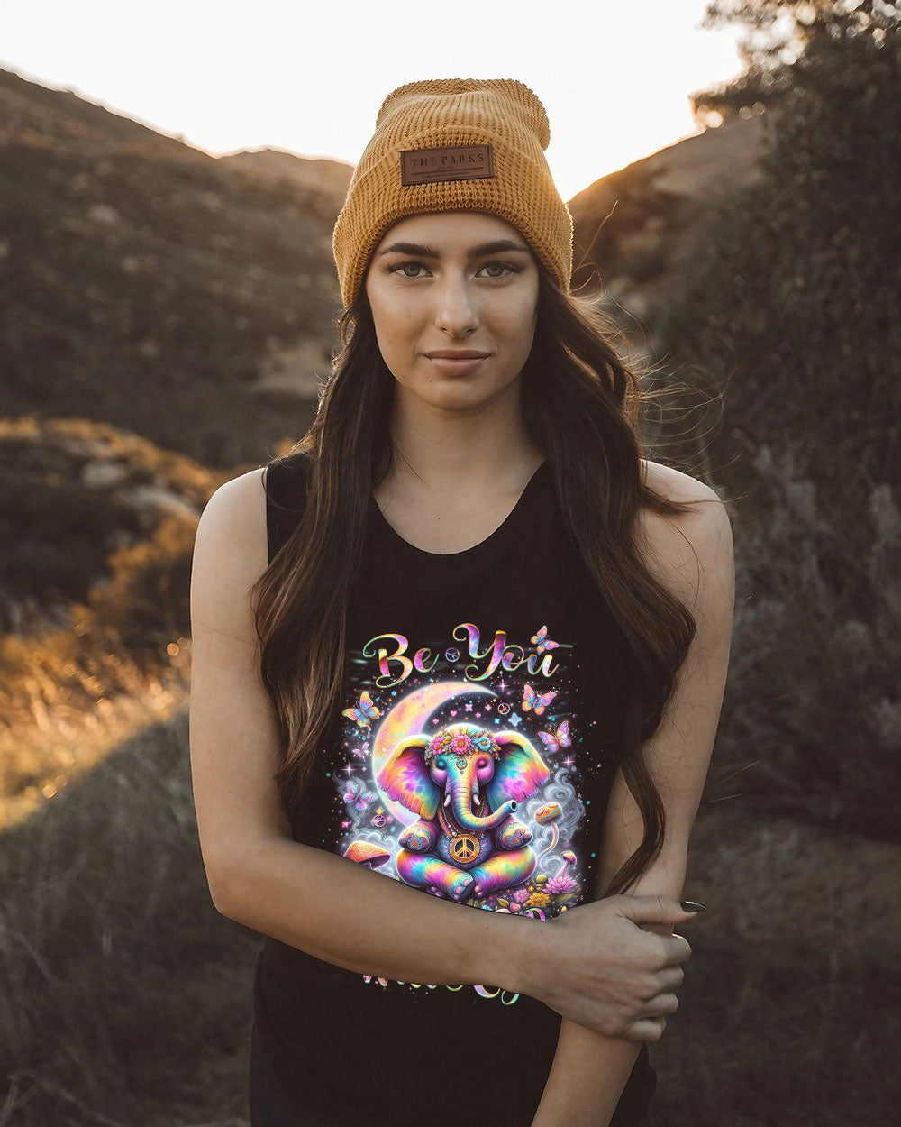 BE YOU THE WORLD WILL ADJUST ALL OVER PRINT - YHHN3003241