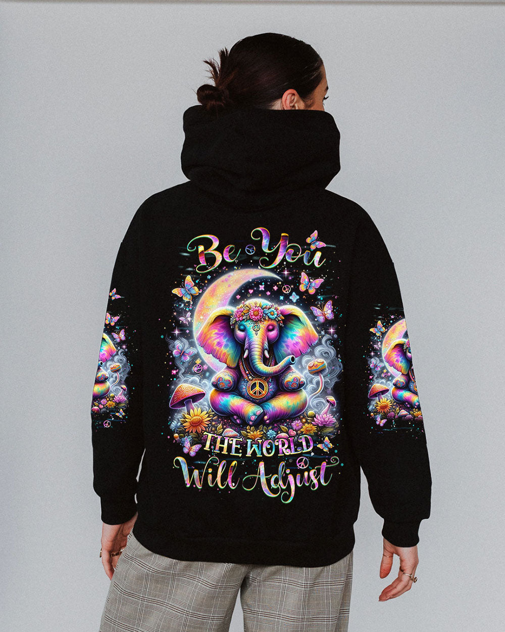 BE YOU THE WORLD WILL ADJUST ALL OVER PRINT - YHHN3003241
