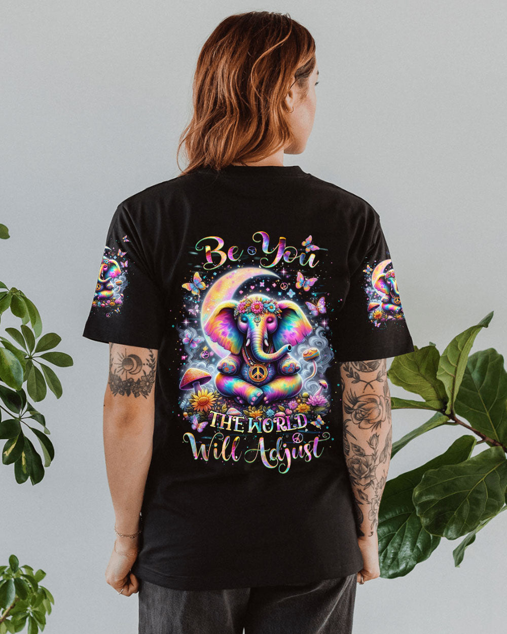 BE YOU THE WORLD WILL ADJUST ALL OVER PRINT - YHHN3003241