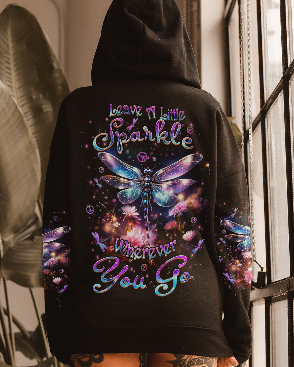 LEAVE A LITTLE SPARKLE WHEREVER YOU GO ALL OVER PRINT - YHHN3101242