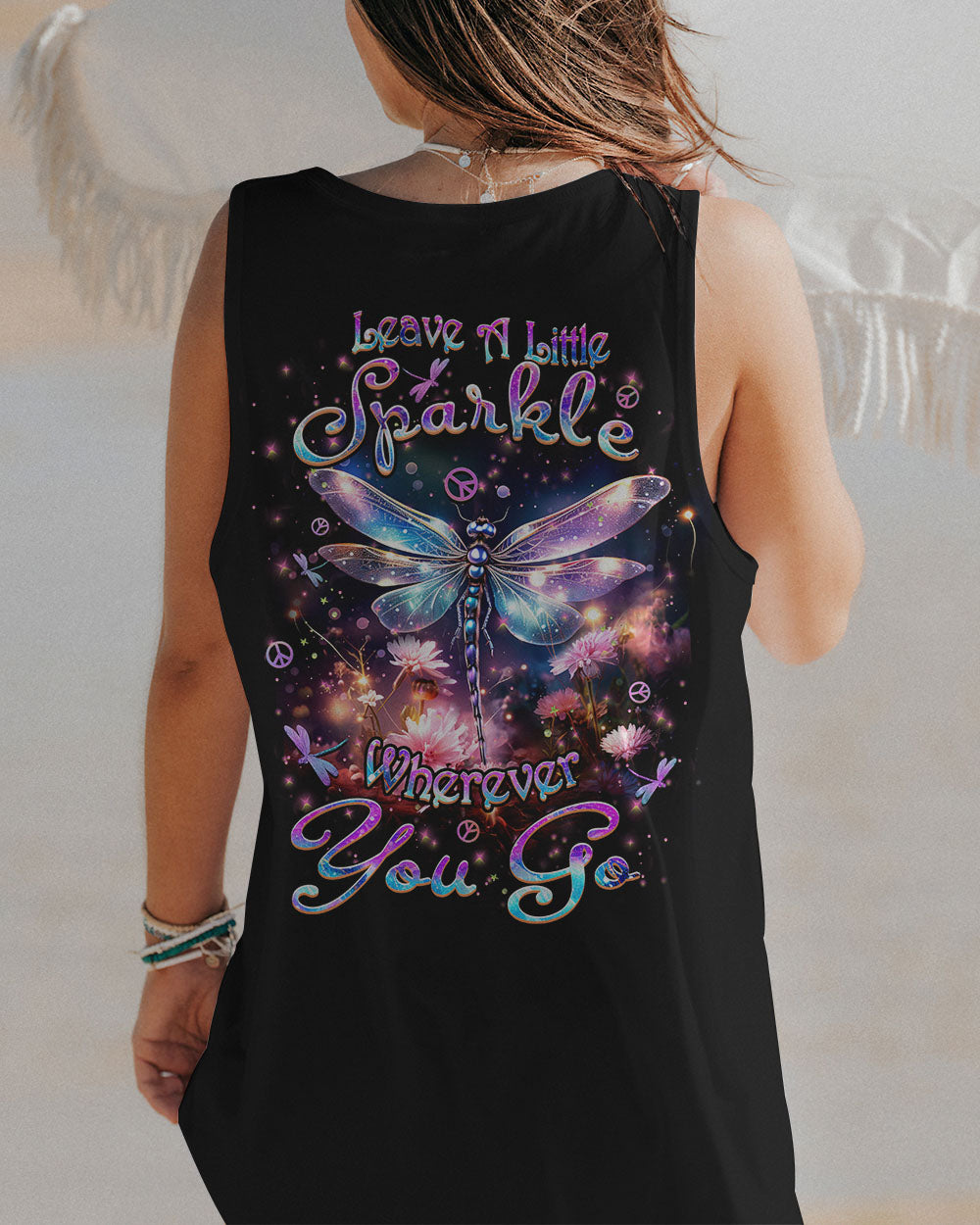 LEAVE A LITTLE SPARKLE WHEREVER YOU GO ALL OVER PRINT - YHHN3101242