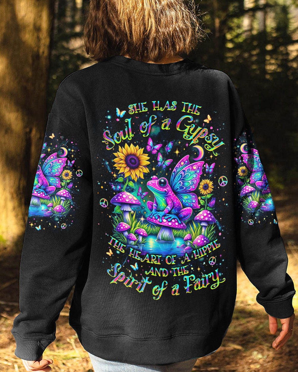 SPIRIT OF A FAIRY FROG ALL OVER PRINT - YHKD0205243