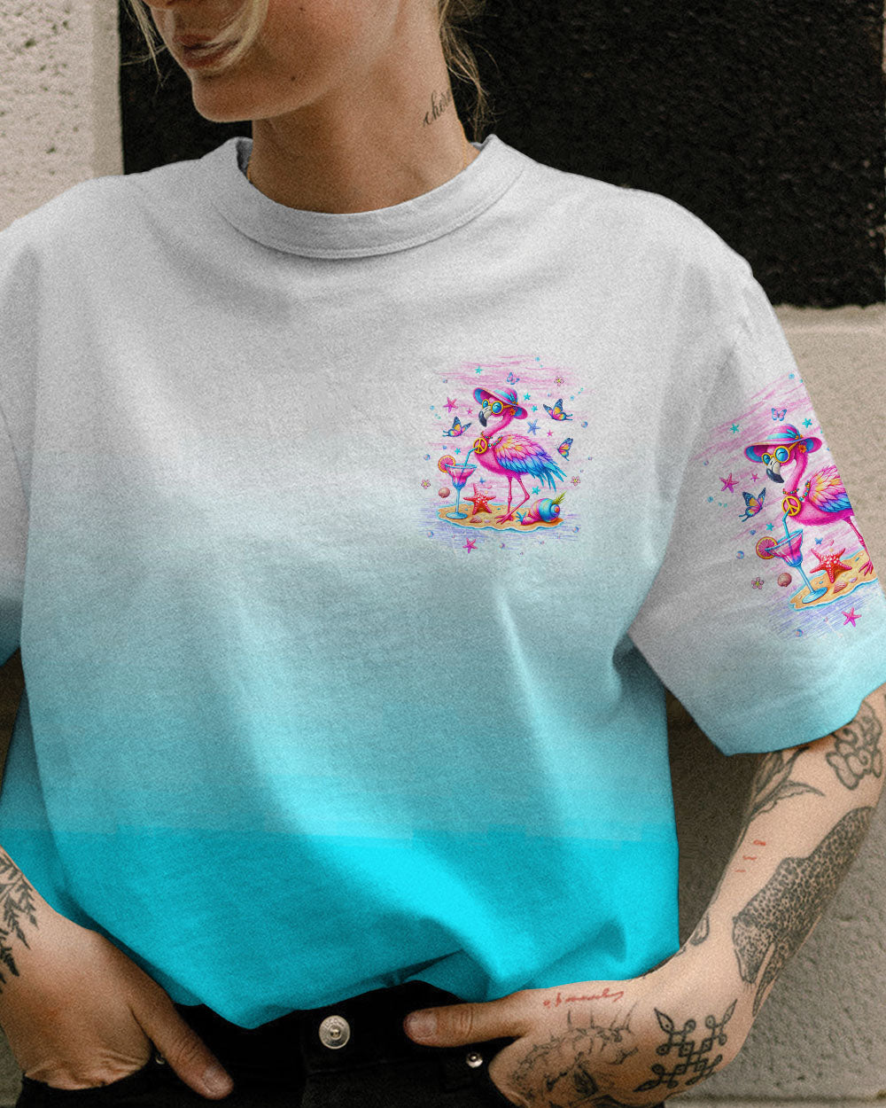 DON'T WORRY BEACH HAPPY ALL OVER PRINT - YHKD0306242