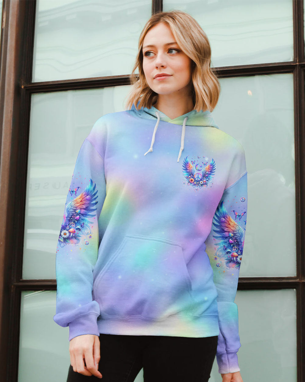 I BELIEVE THERE ARE ANGELS AMONG US WINGS ALL OVER PRINT - YHKD1004242