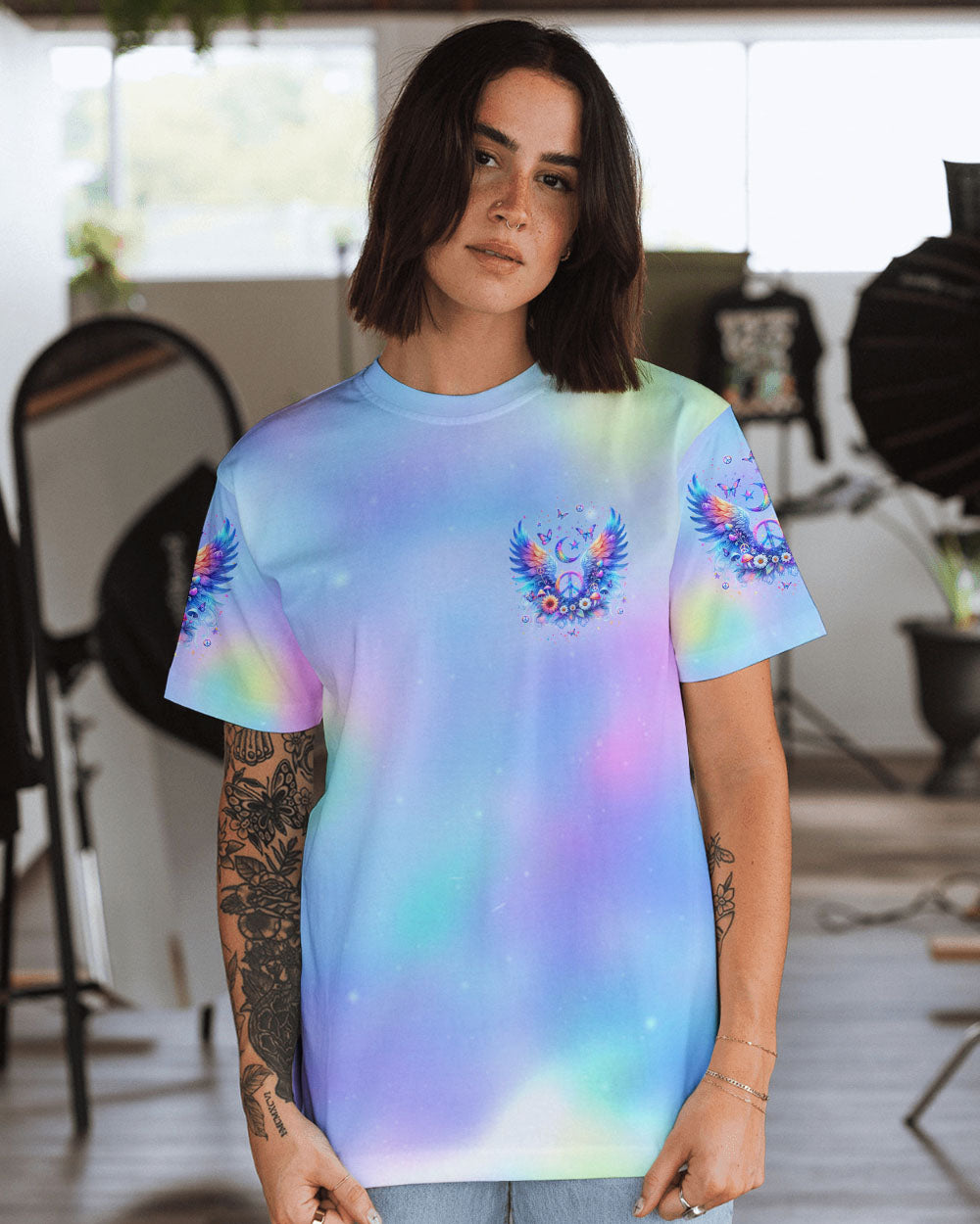 I BELIEVE THERE ARE ANGELS AMONG US WINGS ALL OVER PRINT - YHKD1004242