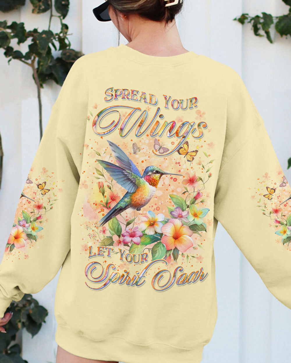 SPREAD YOUR WINGS LET YOUR SPIRIT SOAR ALL OVER PRINT - YHKD1503242