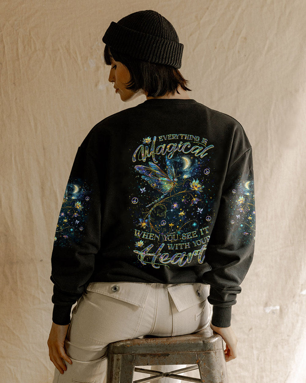 EVERYTHING IS MAGICAL WHEN YOU SEE IT DRAGONFLY ALL OVER PRINT - YHKD1603242