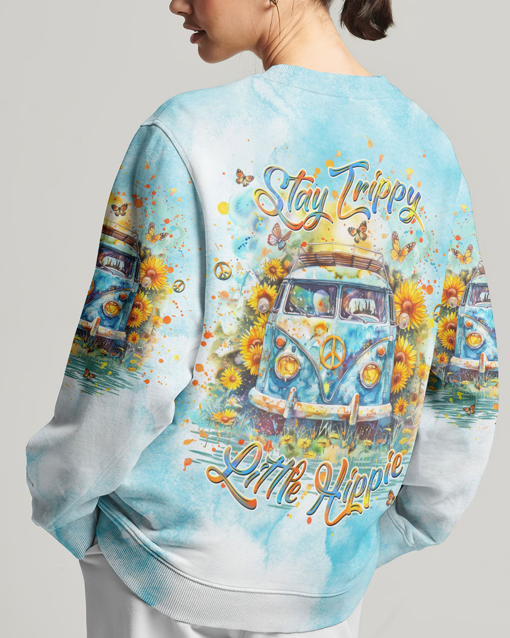 STAY TRIPPY LITTLE HIPPIE ALL OVER PRINT - YHKD1705243