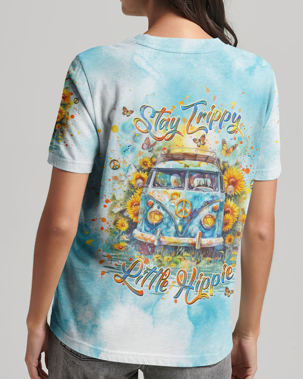 STAY TRIPPY LITTLE HIPPIE ALL OVER PRINT - YHKD1705243