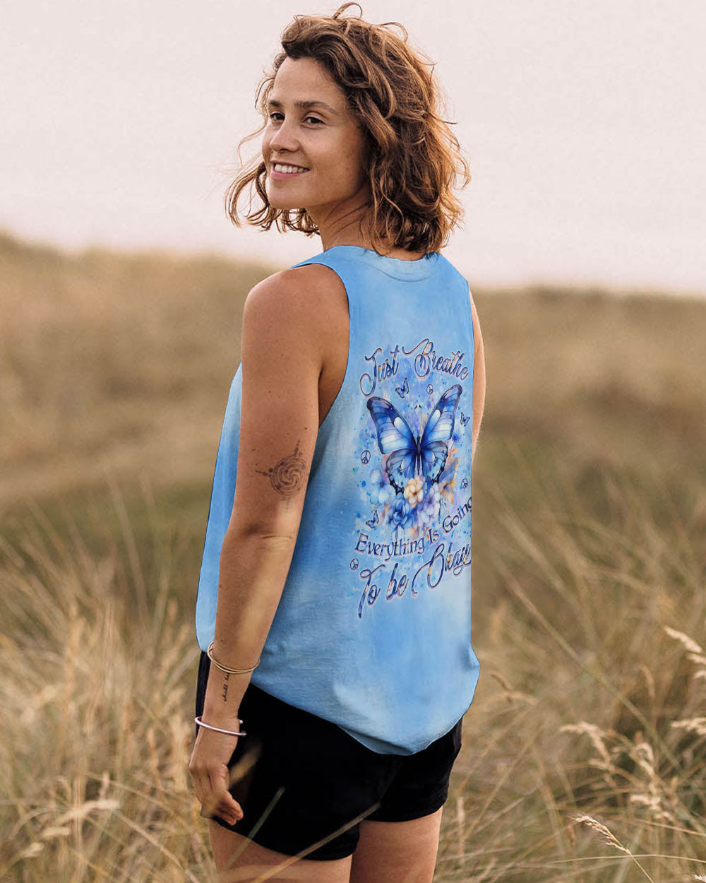JUST BREATHE BUTTERFLY ALL OVER PRINT - YHKD1803242