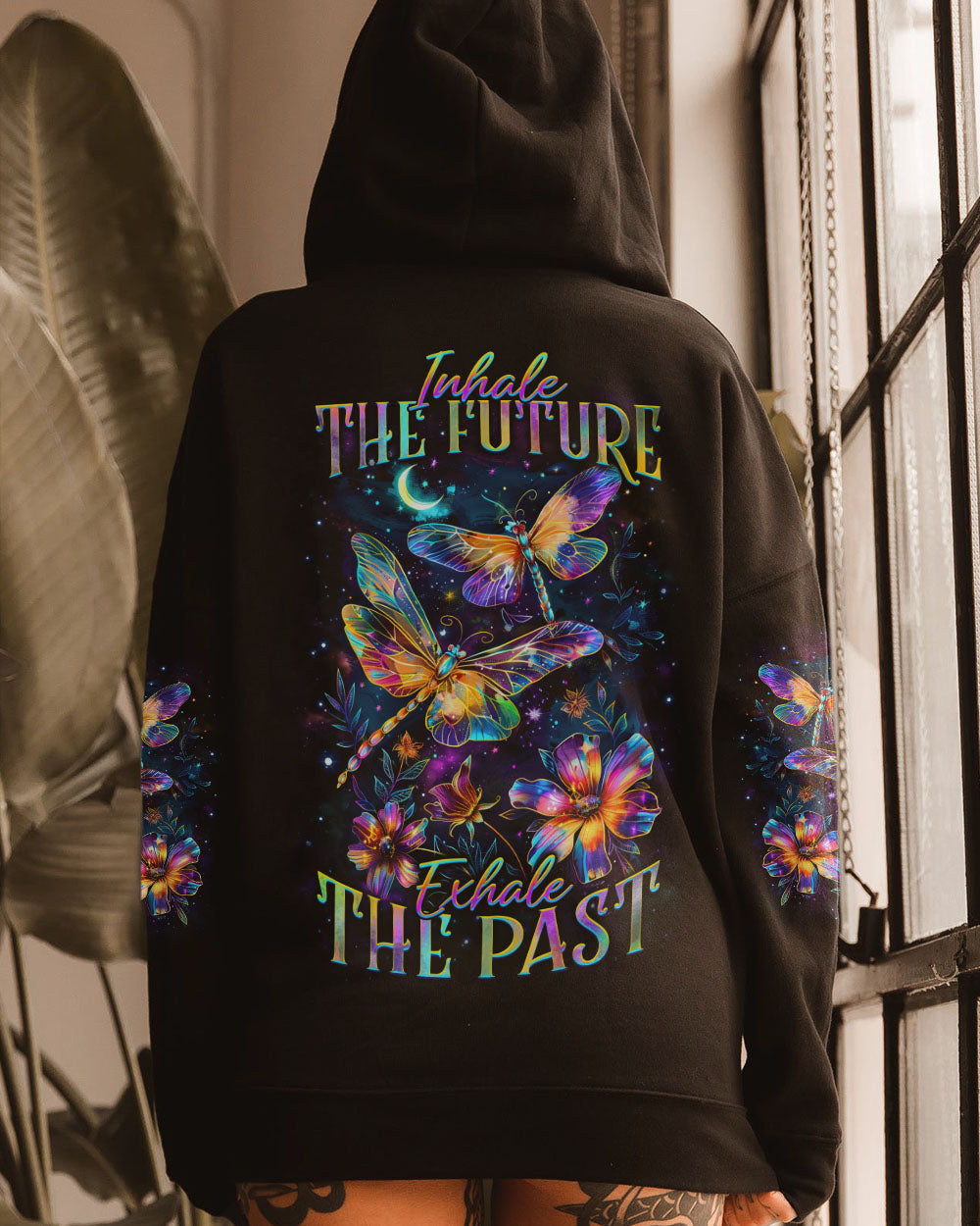 INHALE THE FUTURE EXHALE THE PAST ALL OVER PRINT - YHKD1903242