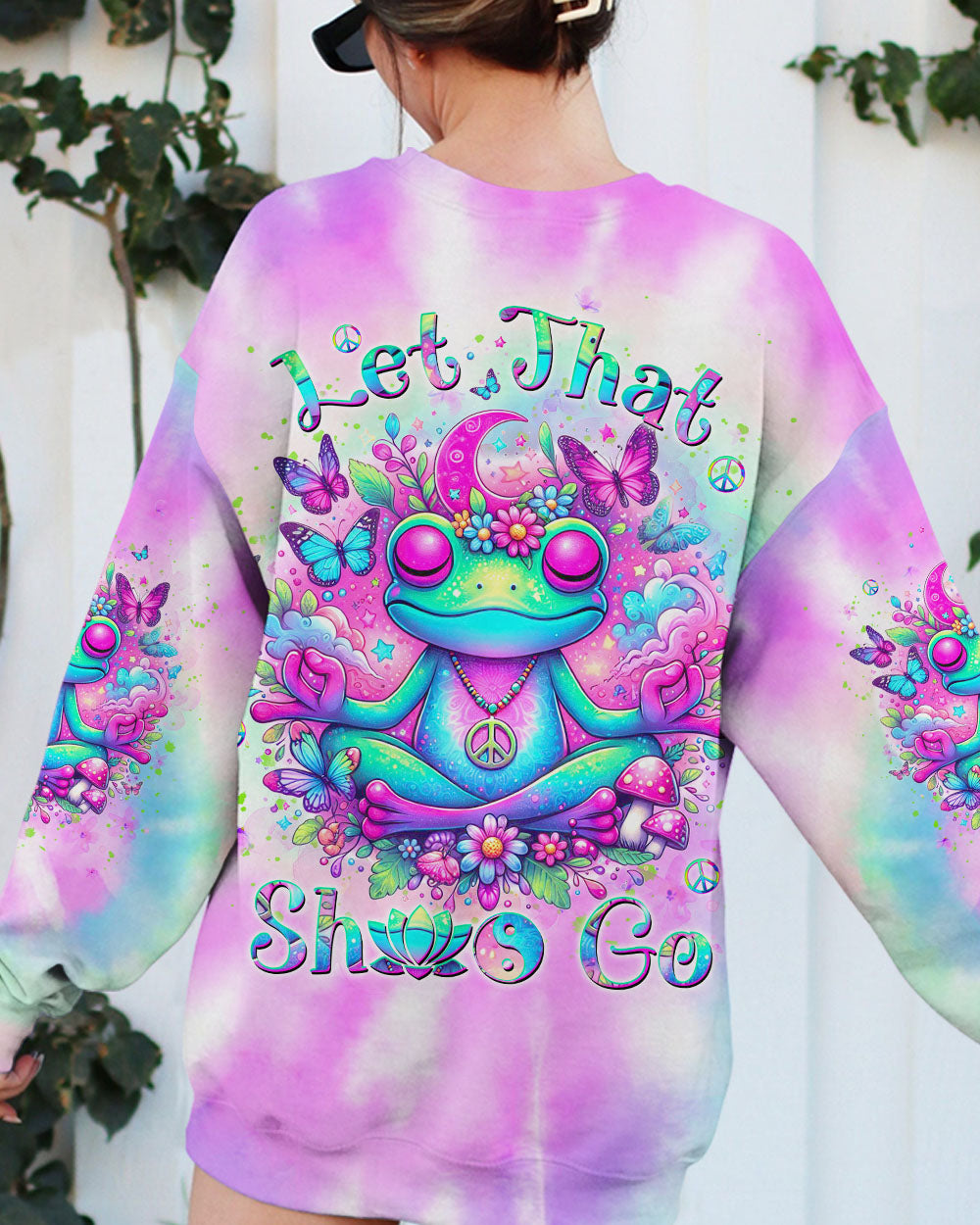 LET THAT S GO FROG ALL OVER PRINT - YHKD1904244