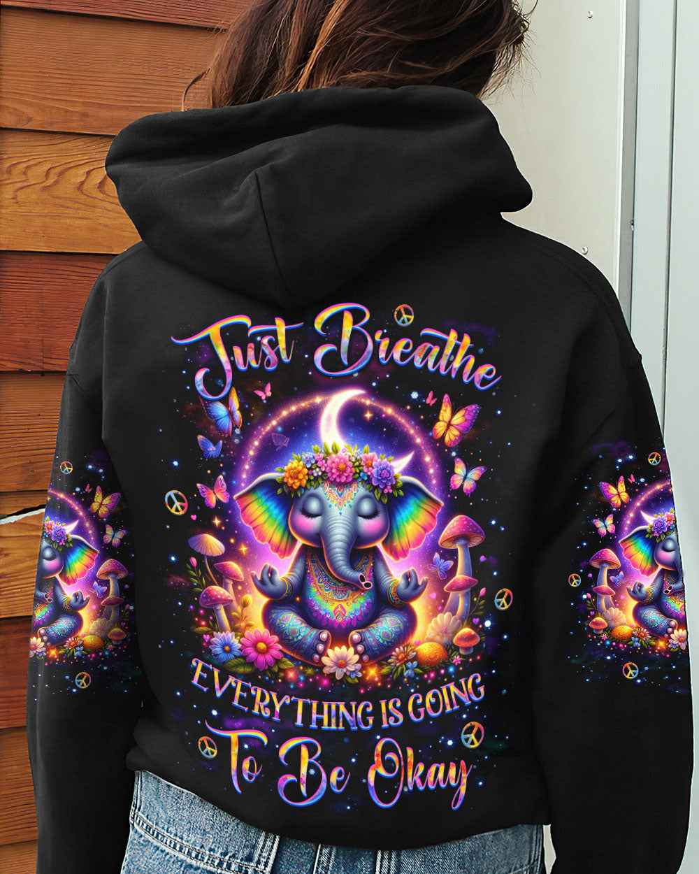 JUST BREATHE BUTTERFLY ALL OVER PRINT - YHKD2203241