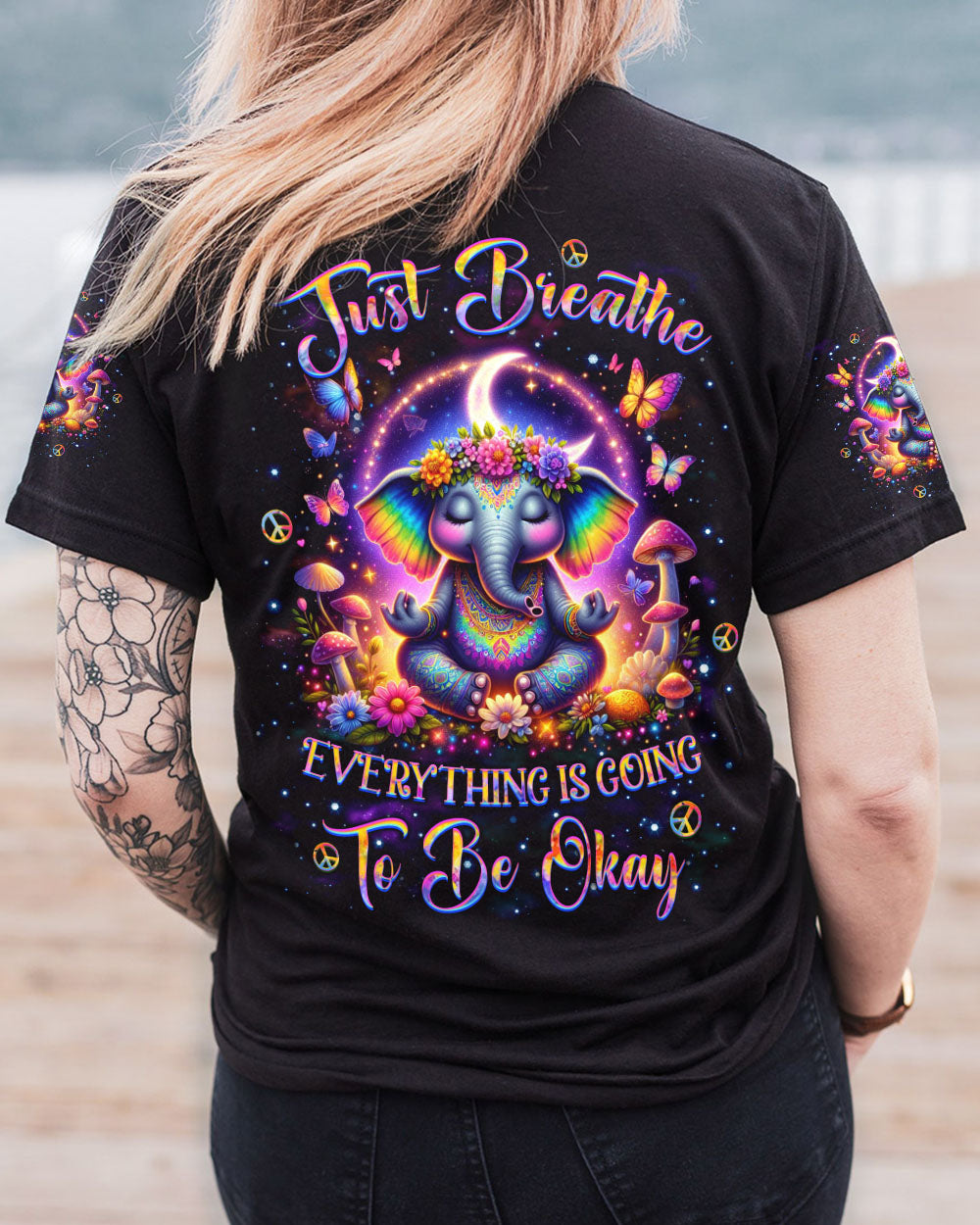 JUST BREATHE BUTTERFLY ALL OVER PRINT - YHKD2203241