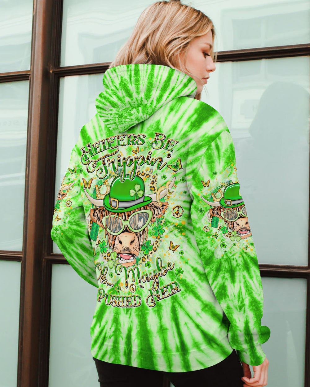 HEIFERS BE TRIPPIN' ST PATRICK'S DAY ALL OVER PRINT - YHKD2601242