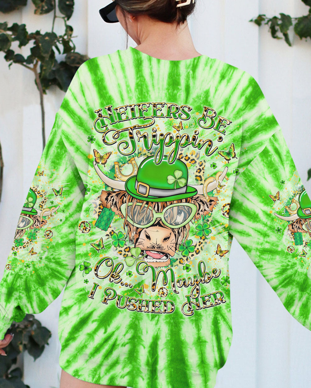 HEIFERS BE TRIPPIN' ST PATRICK'S DAY ALL OVER PRINT - YHKD2601242