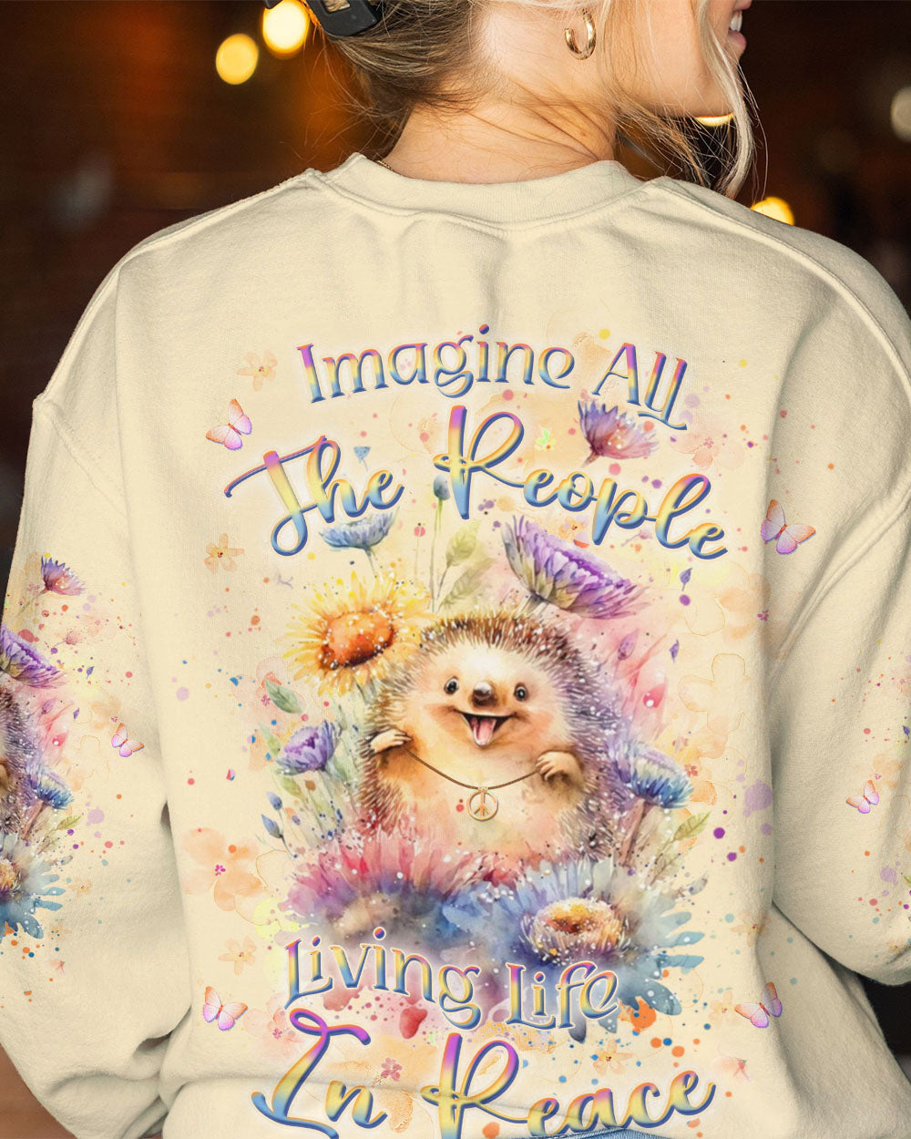 IMAGINE ALL THE PEOPLE LIVING LIFE IN PEACE ALL OVER PRINT - YHKD2711233