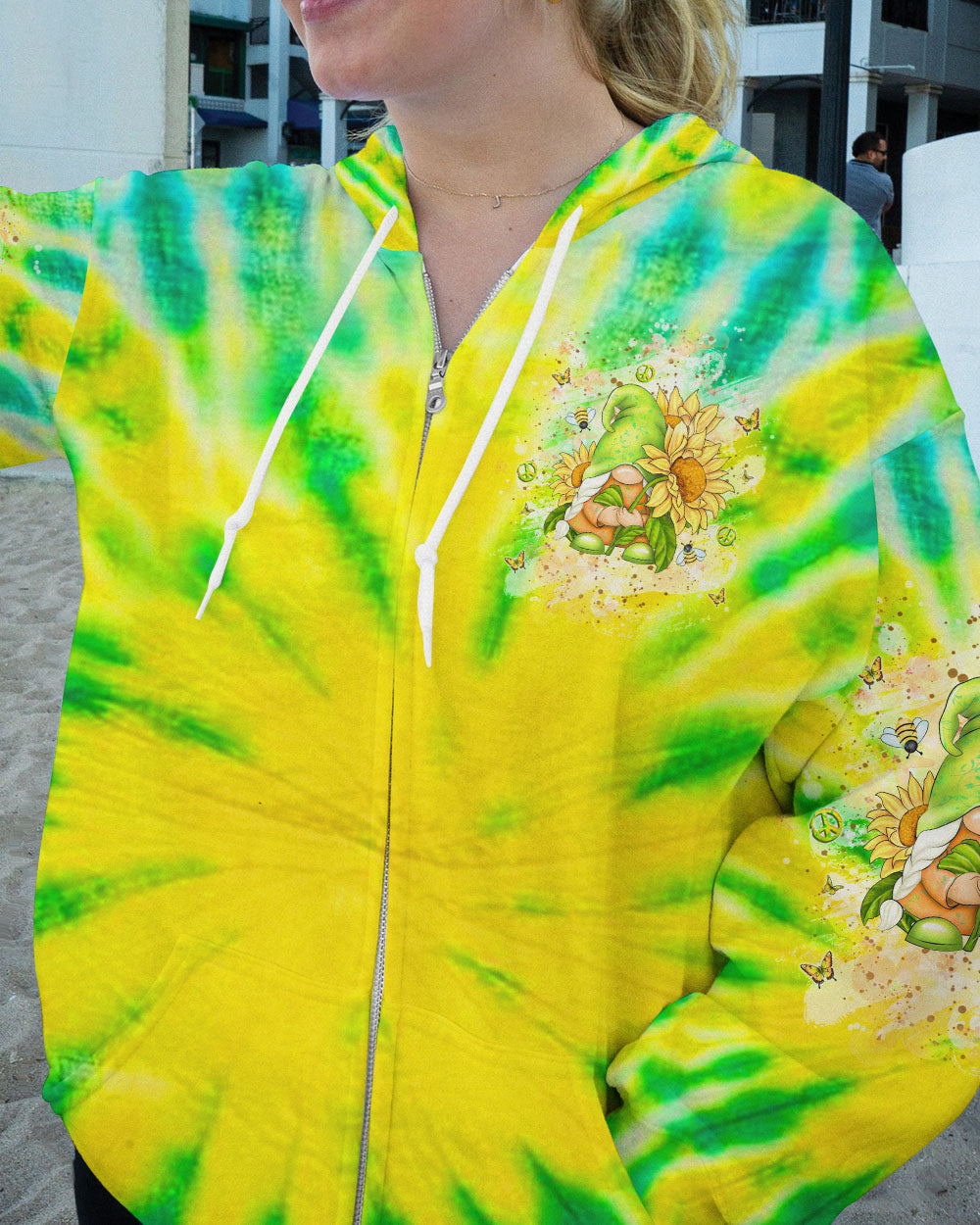 BE YOU THE WORLD WILL ADJUST FROG ALL OVER PRINT - YHKD2901242