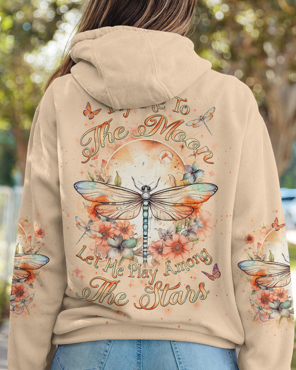 FLY ME TO THE MOON DRAGONFLY ALL OVER PRINT - YHLH1010232