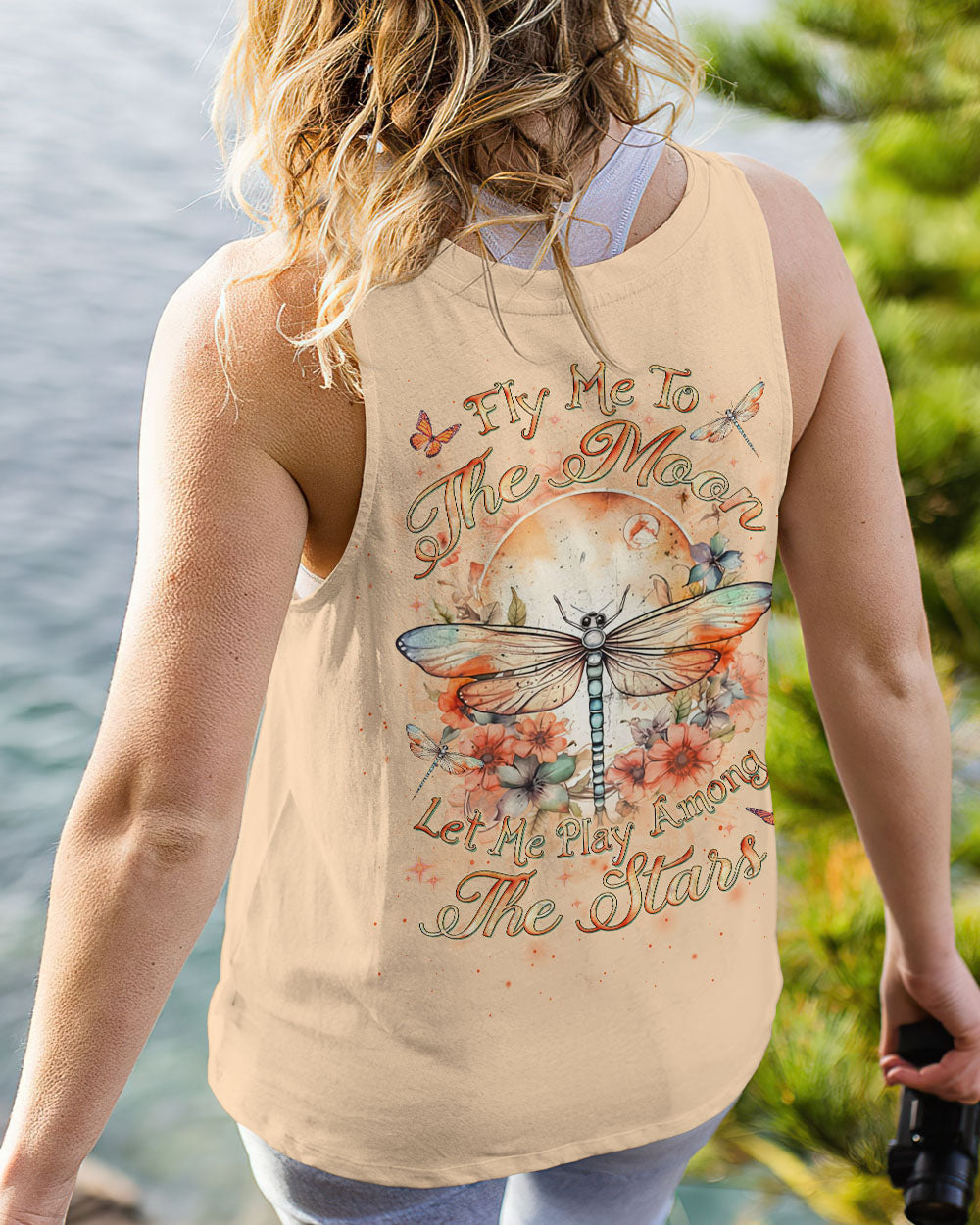 FLY ME TO THE MOON DRAGONFLY ALL OVER PRINT - YHLH1010232