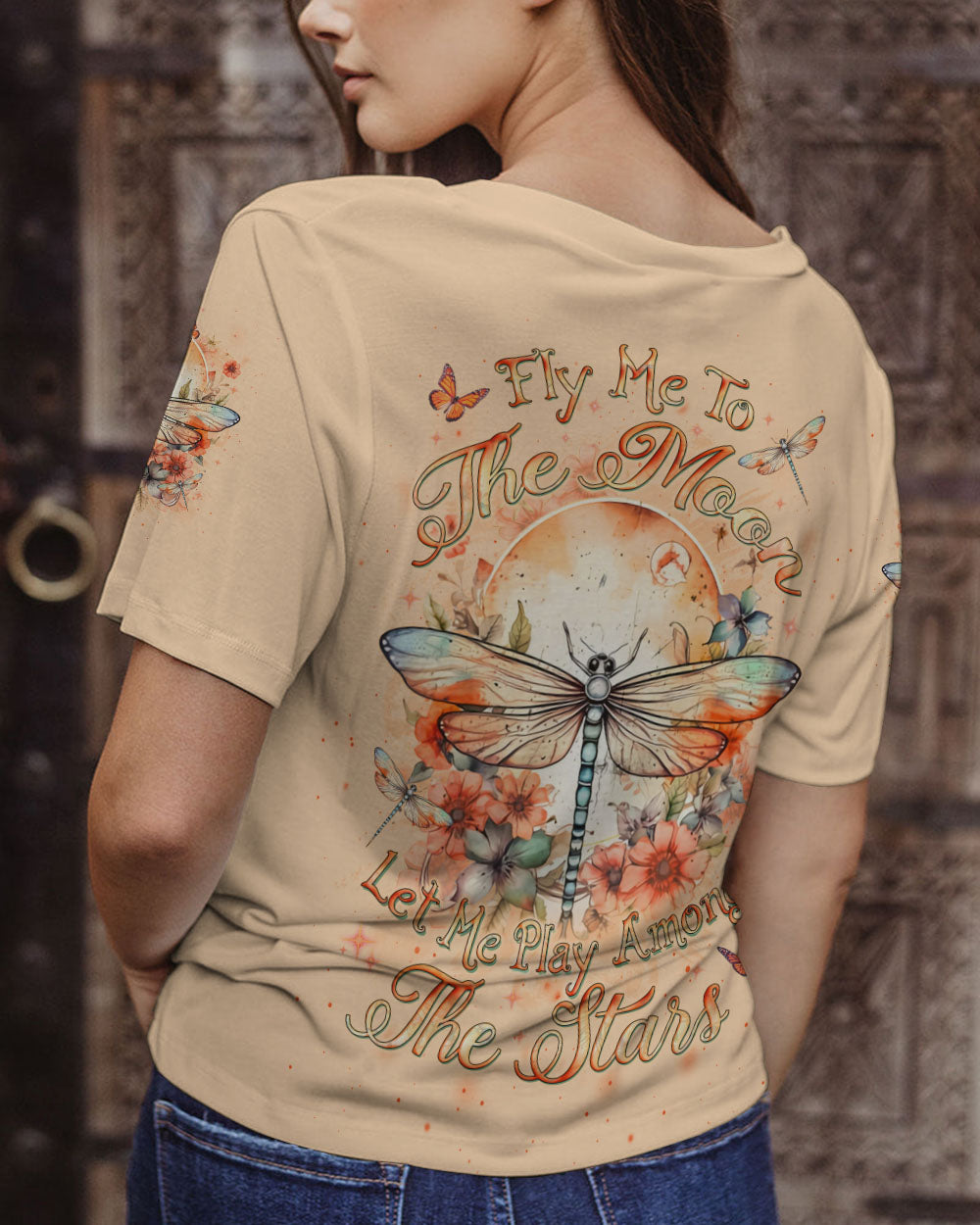 FLY ME TO THE MOON DRAGONFLY ALL OVER PRINT - YHLH1010232