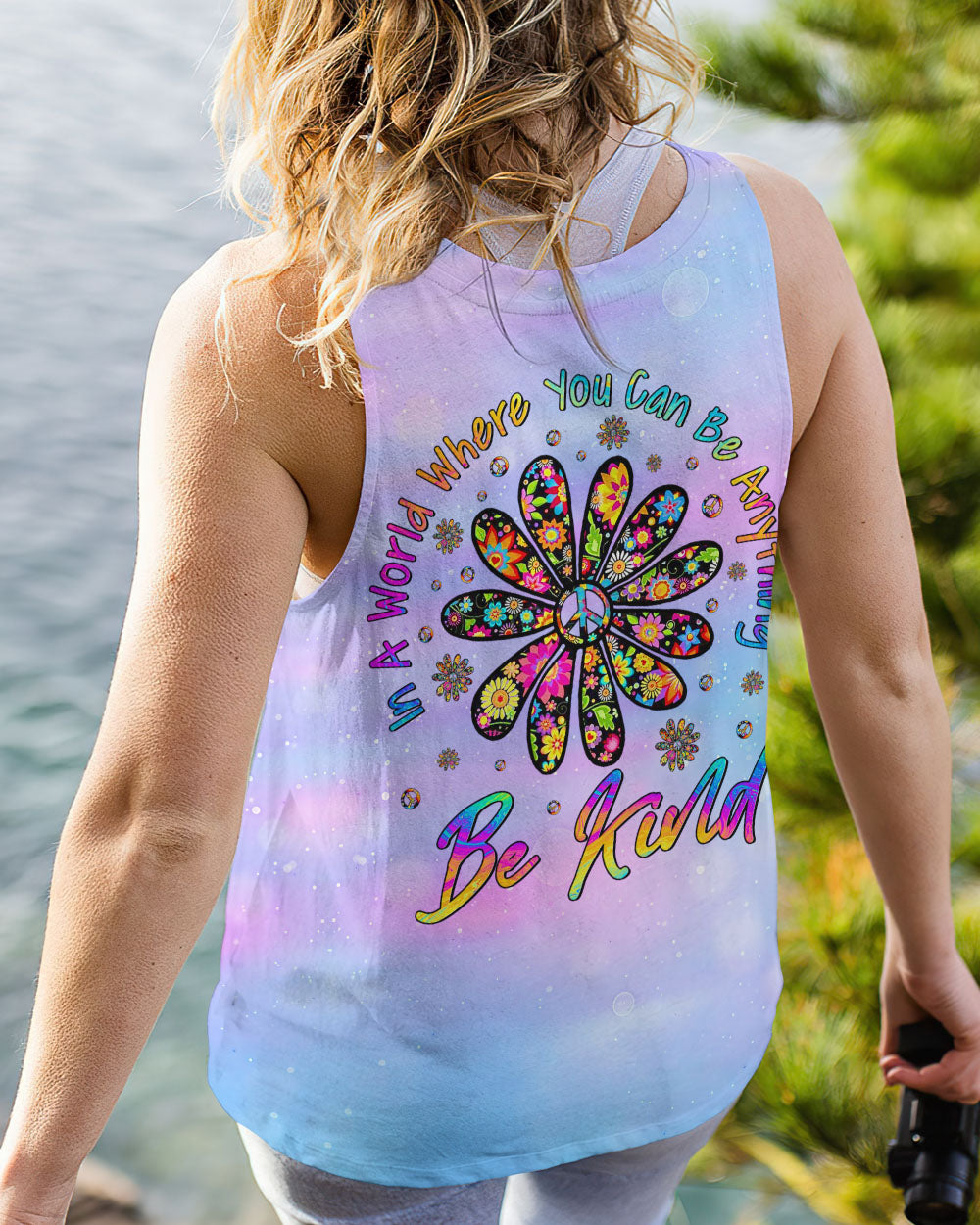IN A WORLD WHERE YOU CAN BE ANYTHING ALL OVER PRINT - YHLN0108234