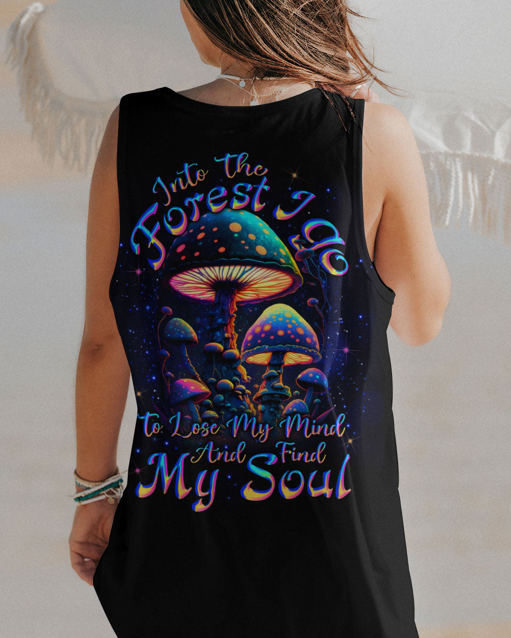 INTO THE FOREST MUSHROOM ALL OVER PRINT - YHLN0206231