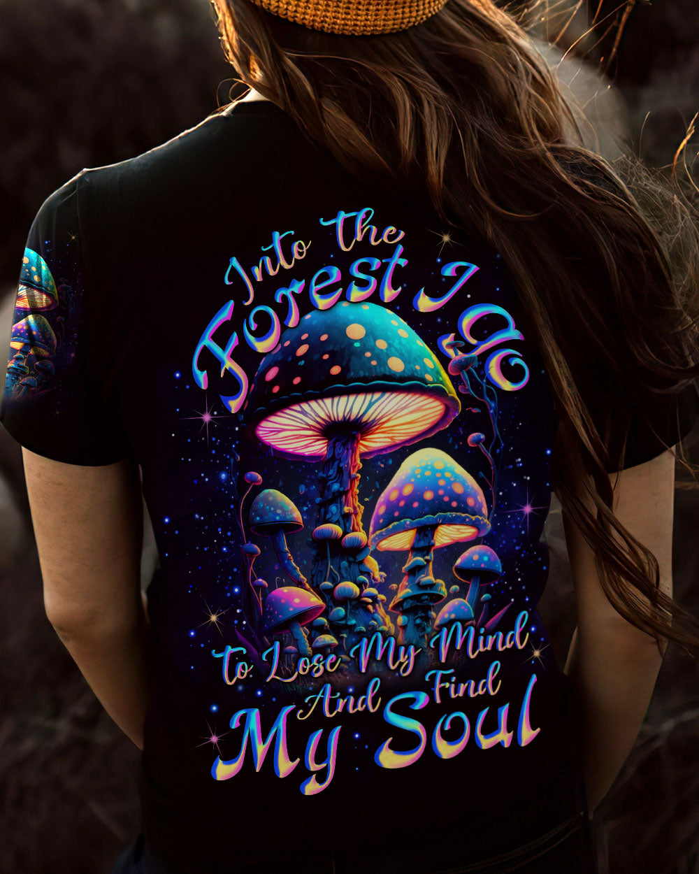 INTO THE FOREST MUSHROOM ALL OVER PRINT - YHLN0206231