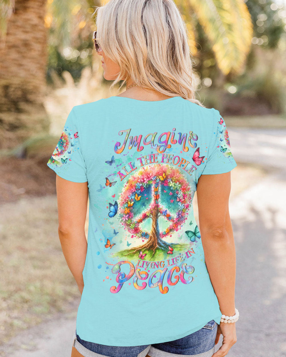 IMAGINE ALL THE PEOPLE LIVING LIFE IN PEACE ALL OVER PRINT - YHLN0207243
